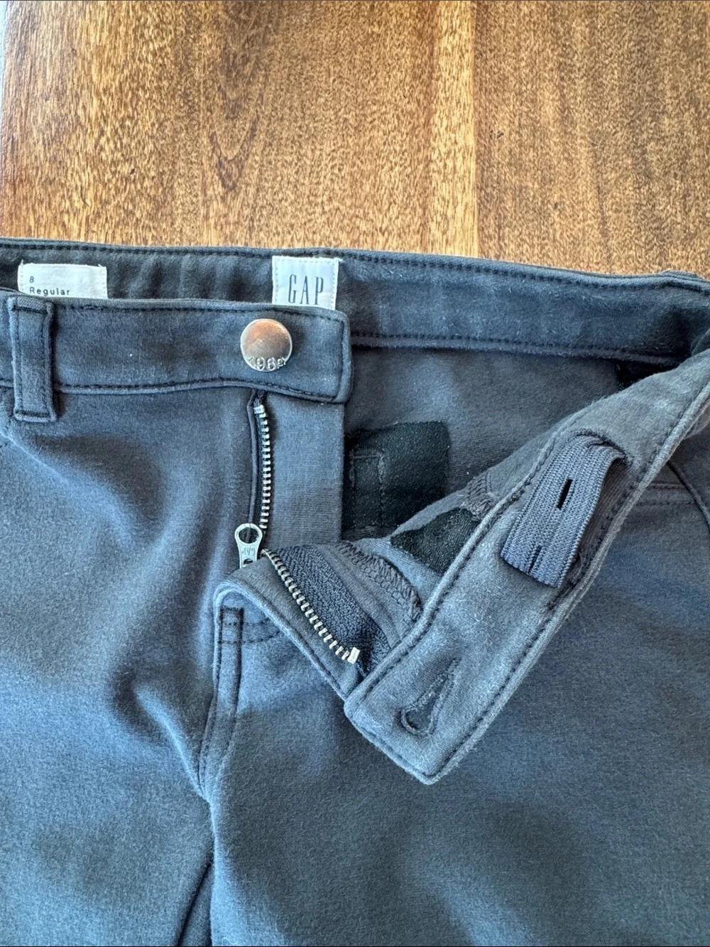 GAP Kids Black Slim Stretch Jeans - 8